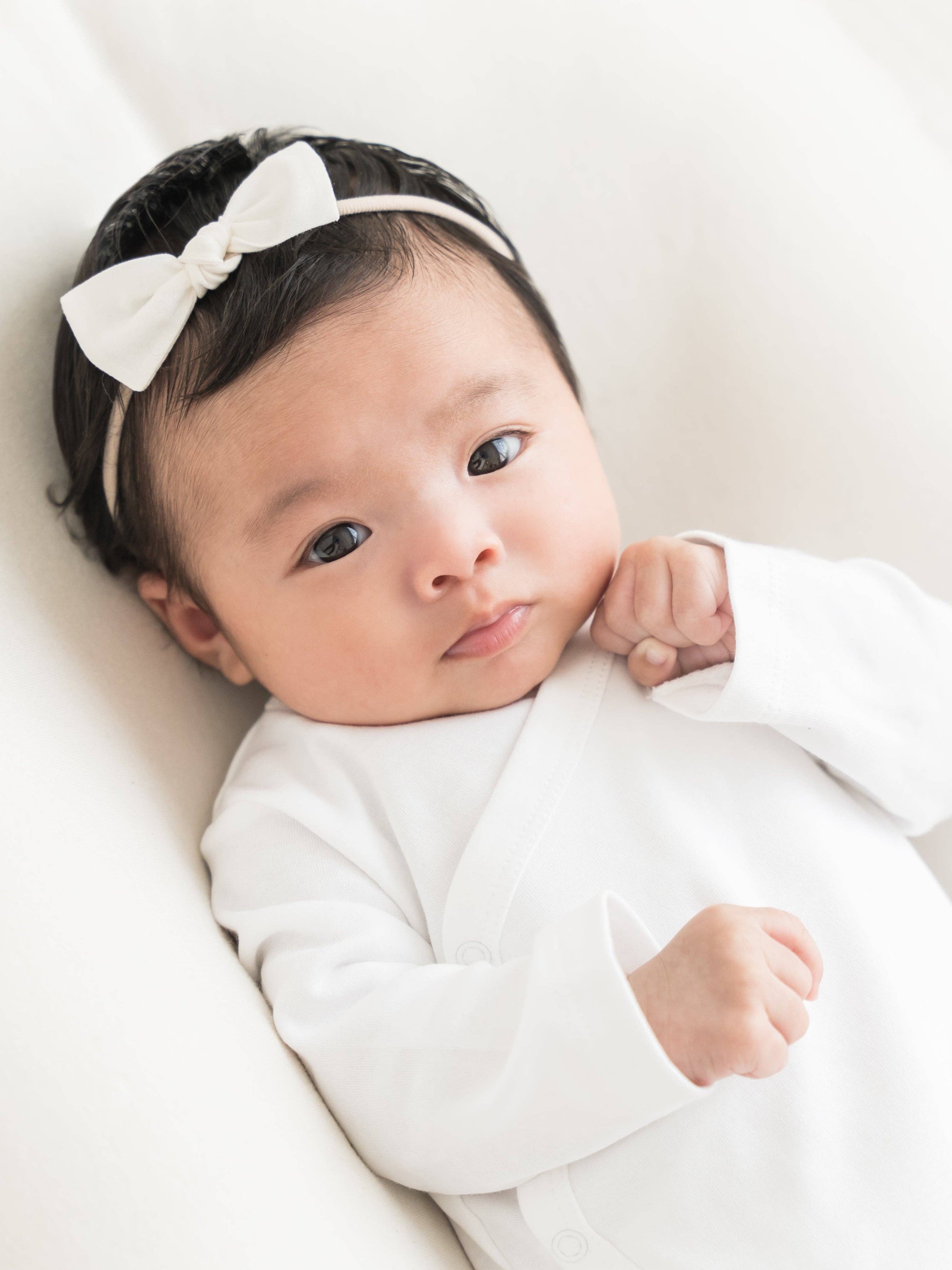 Organic Cotton Kimono Bodysuit – Long Sleeve Baby Wrap