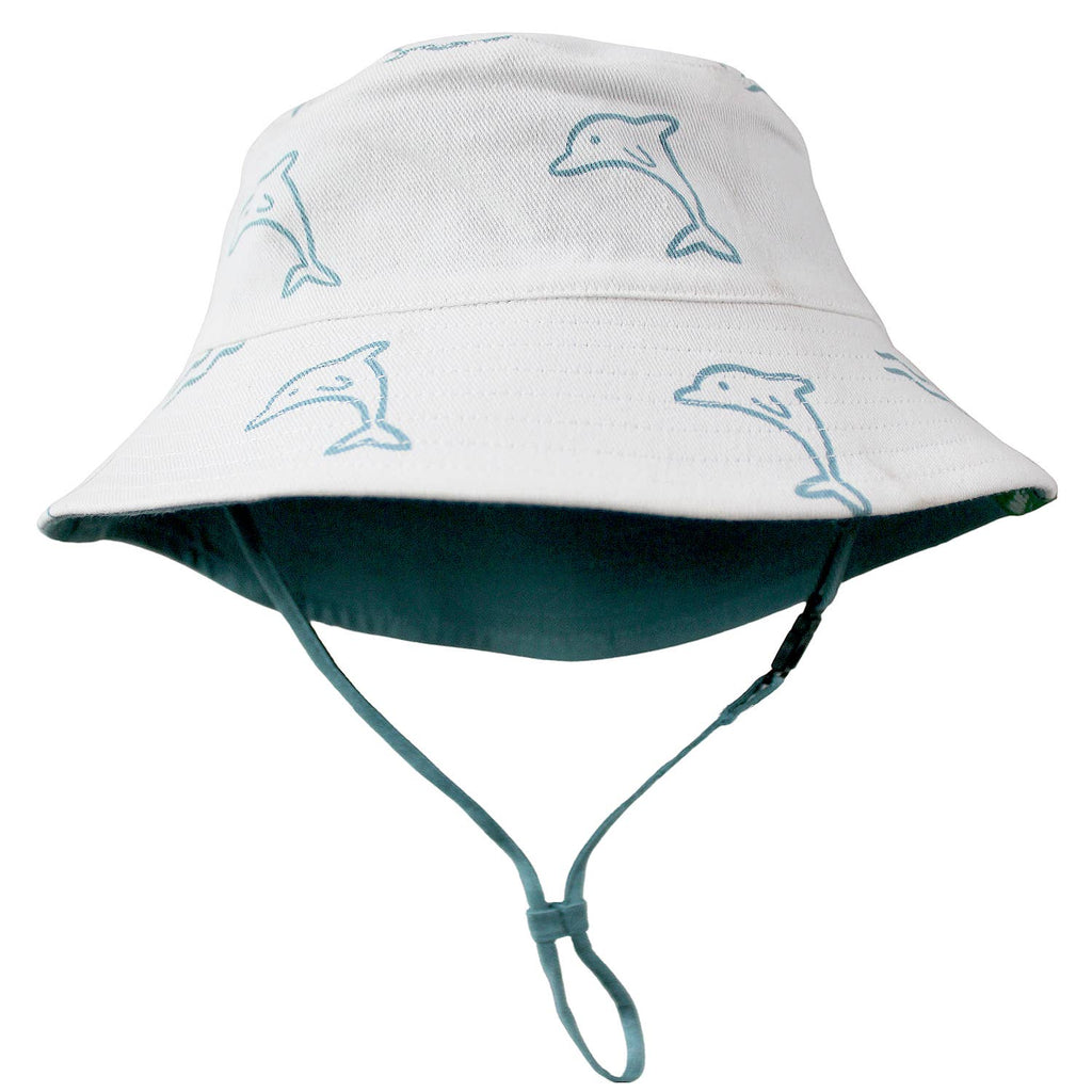 Organic Cotton Reversible Baby Bucket Hat
