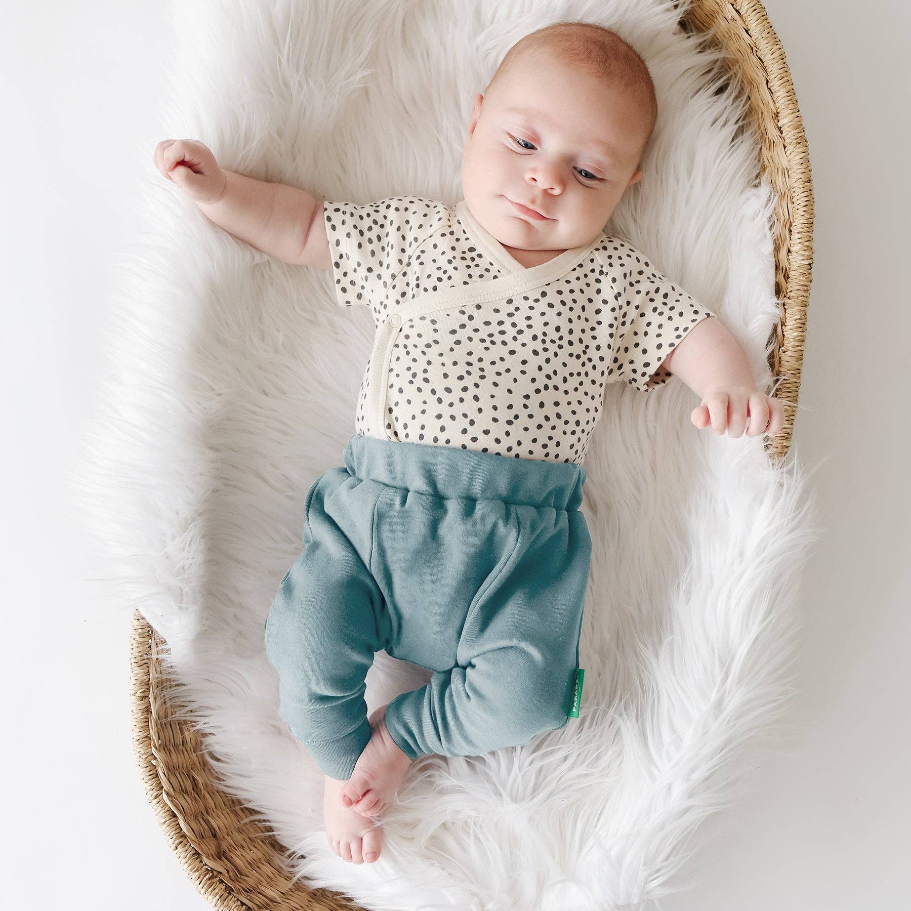 Organic Cotton Baby Harem Pants