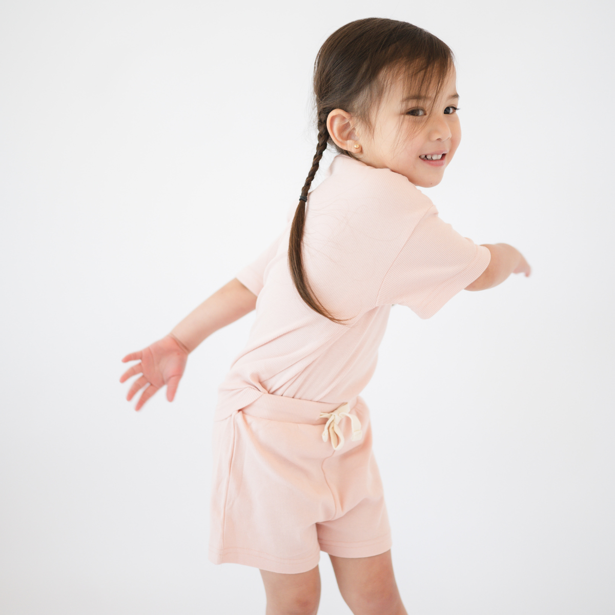 Organic Cotton Short Set | Blush