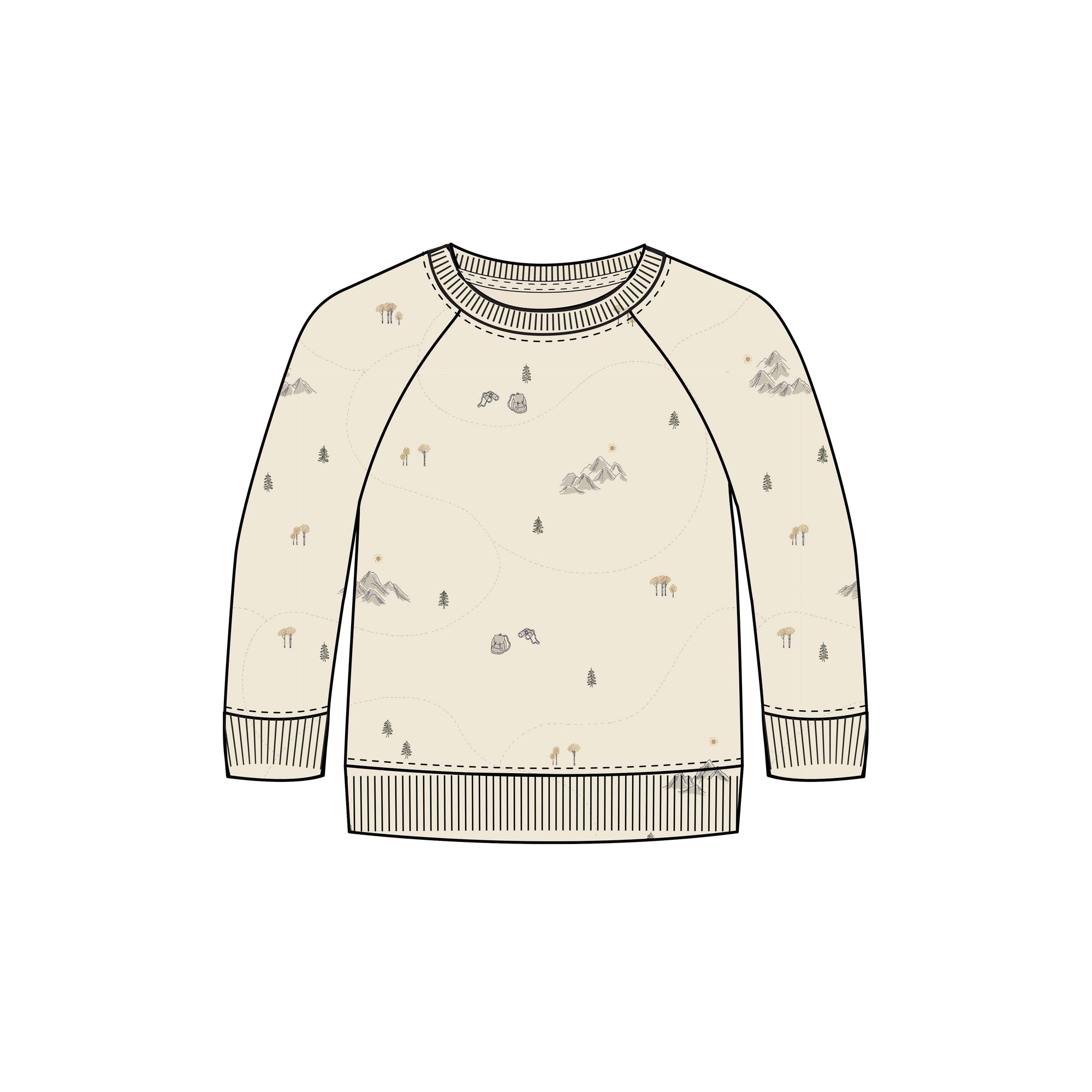 Portland Pullover – Organic Cotton Baby Sweatshirt | Aspen Collection