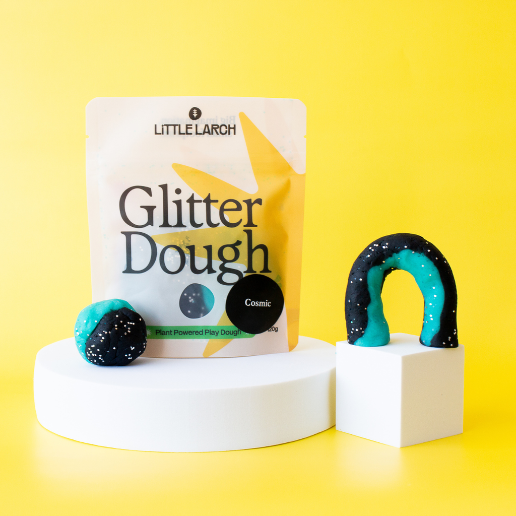 Natural Glitter Play Dough – Non-Toxic, Biodegradable & Sensory-Friendly