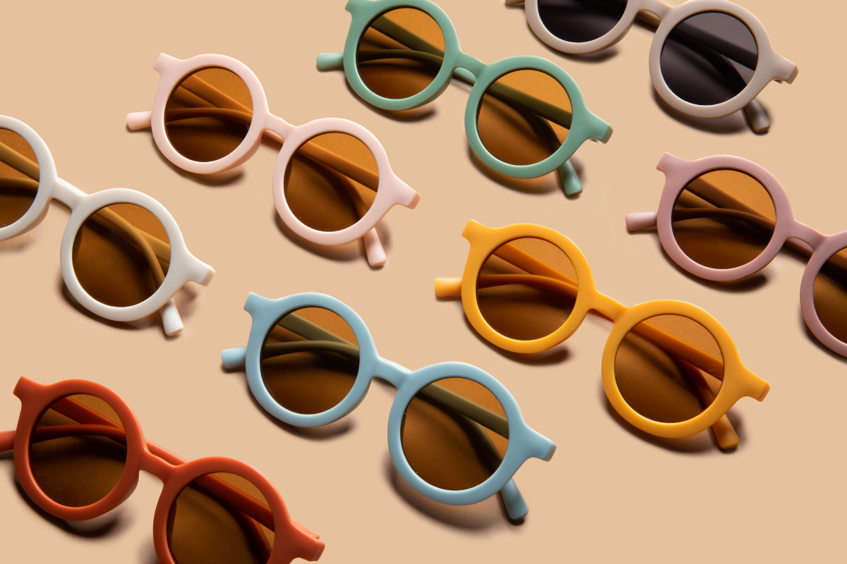 Kids Recycled Plastic Sunglasses, Sky Blue