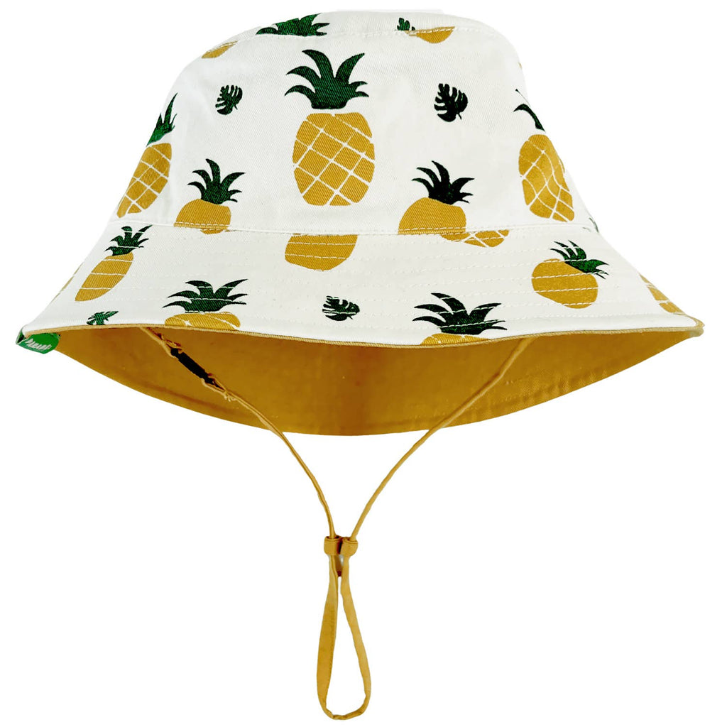 Organic Cotton Reversible Baby Bucket Hat