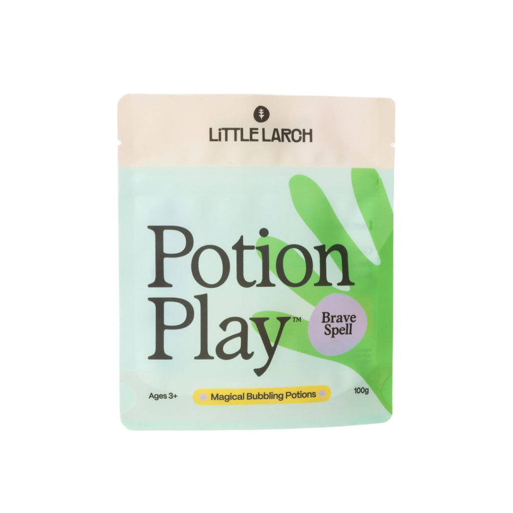 Potion play bravery spell kit with resealable pouch for kids