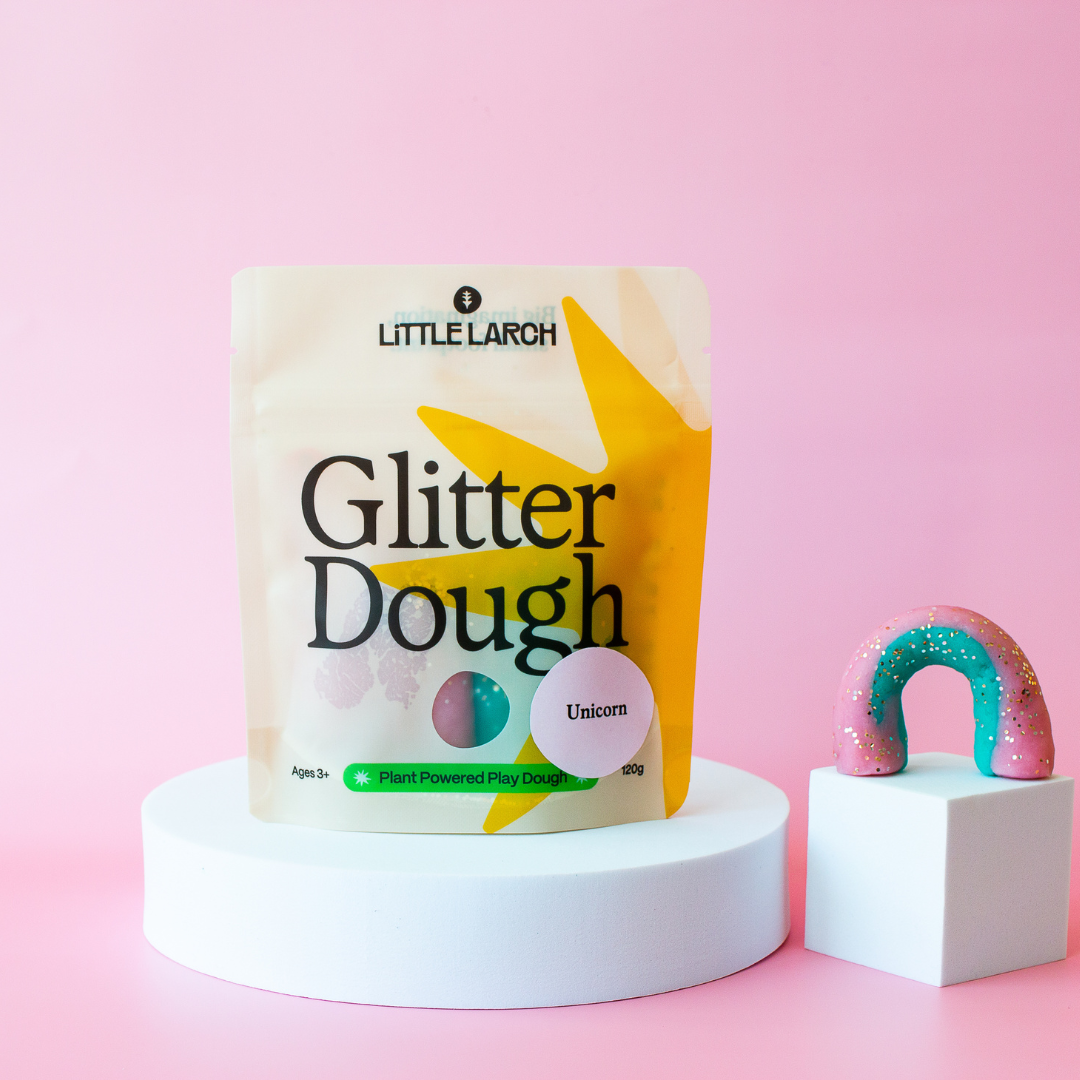 Natural Glitter Play Dough – Non-Toxic, Biodegradable & Sensory-Friendly