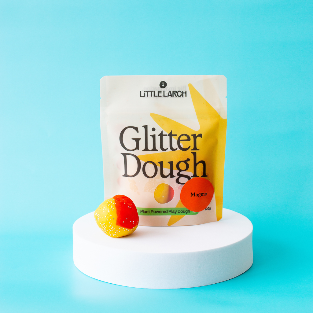 Natural Glitter Play Dough – Non-Toxic, Biodegradable & Sensory-Friendly