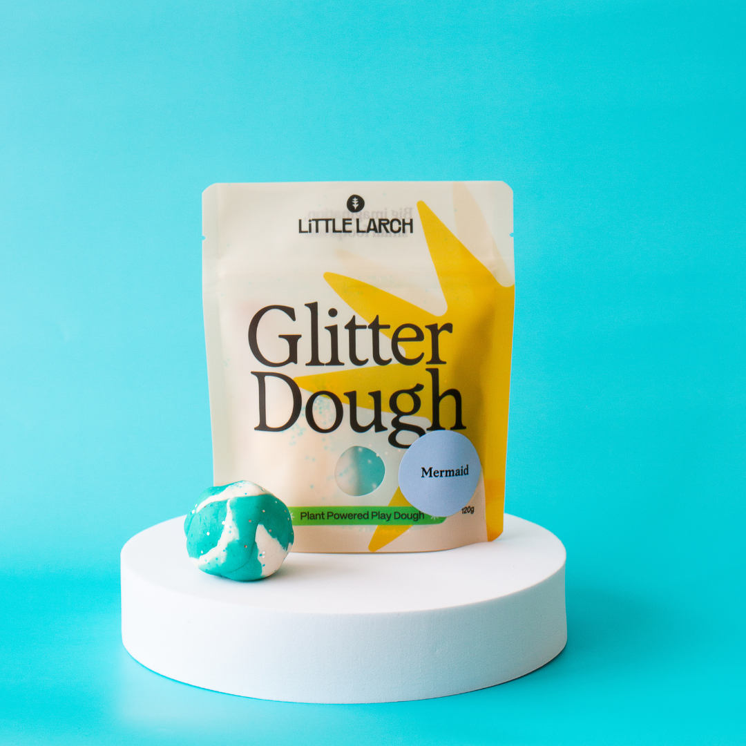 Natural Glitter Play Dough – Non-Toxic, Biodegradable & Sensory-Friendly