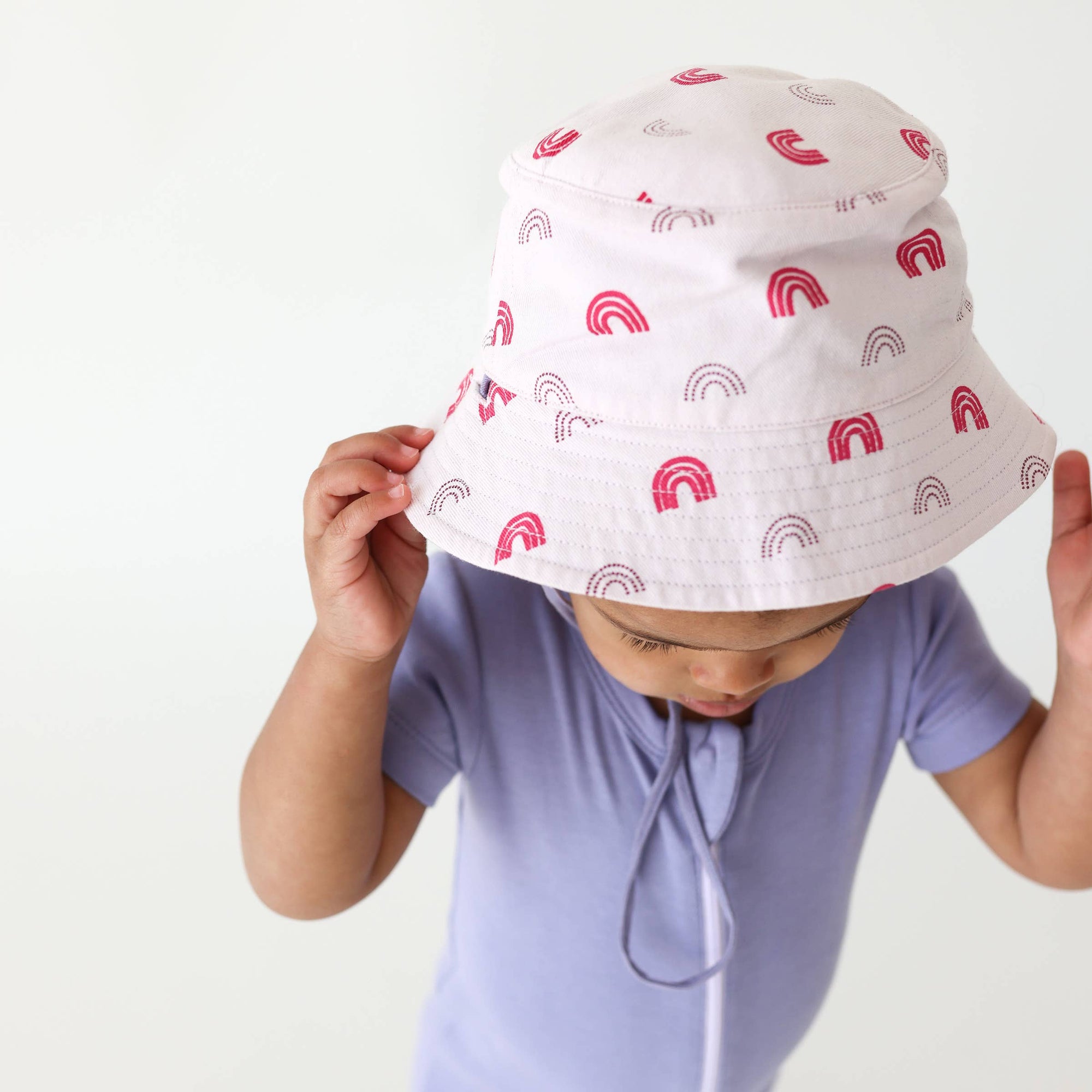 Organic Cotton Reversible Baby Bucket Hat