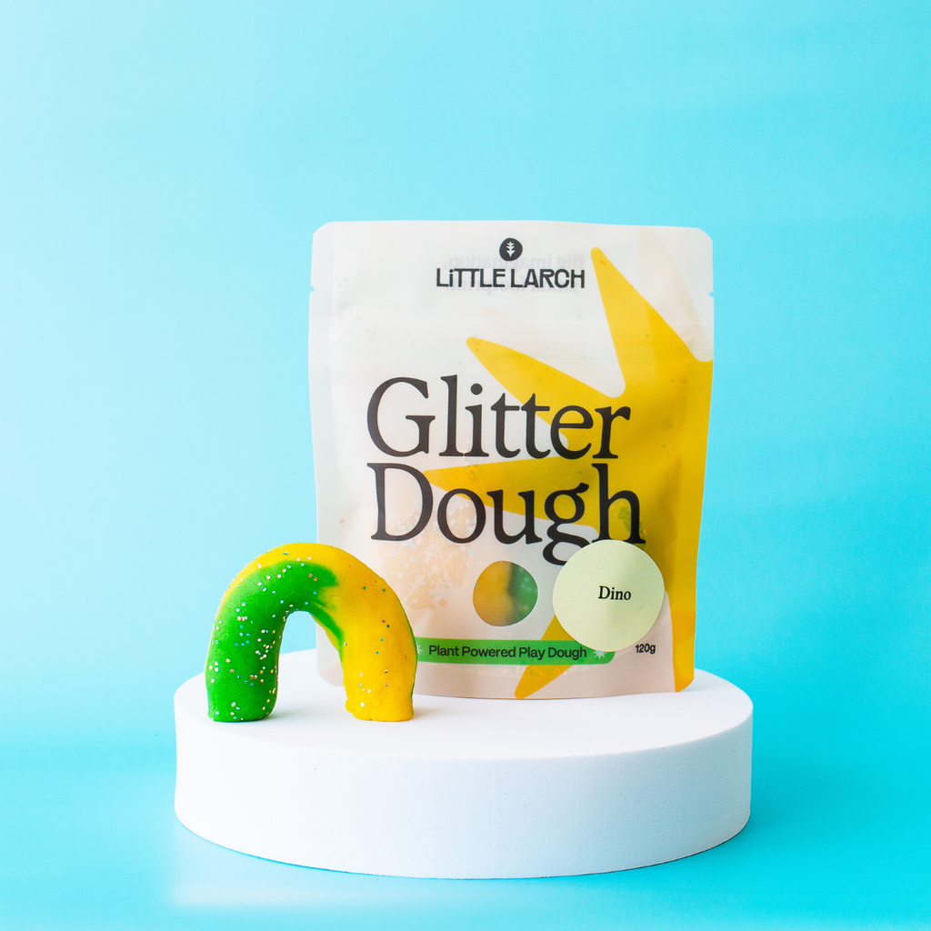 Natural Glitter Play Dough – Non-Toxic, Biodegradable & Sensory-Friendly