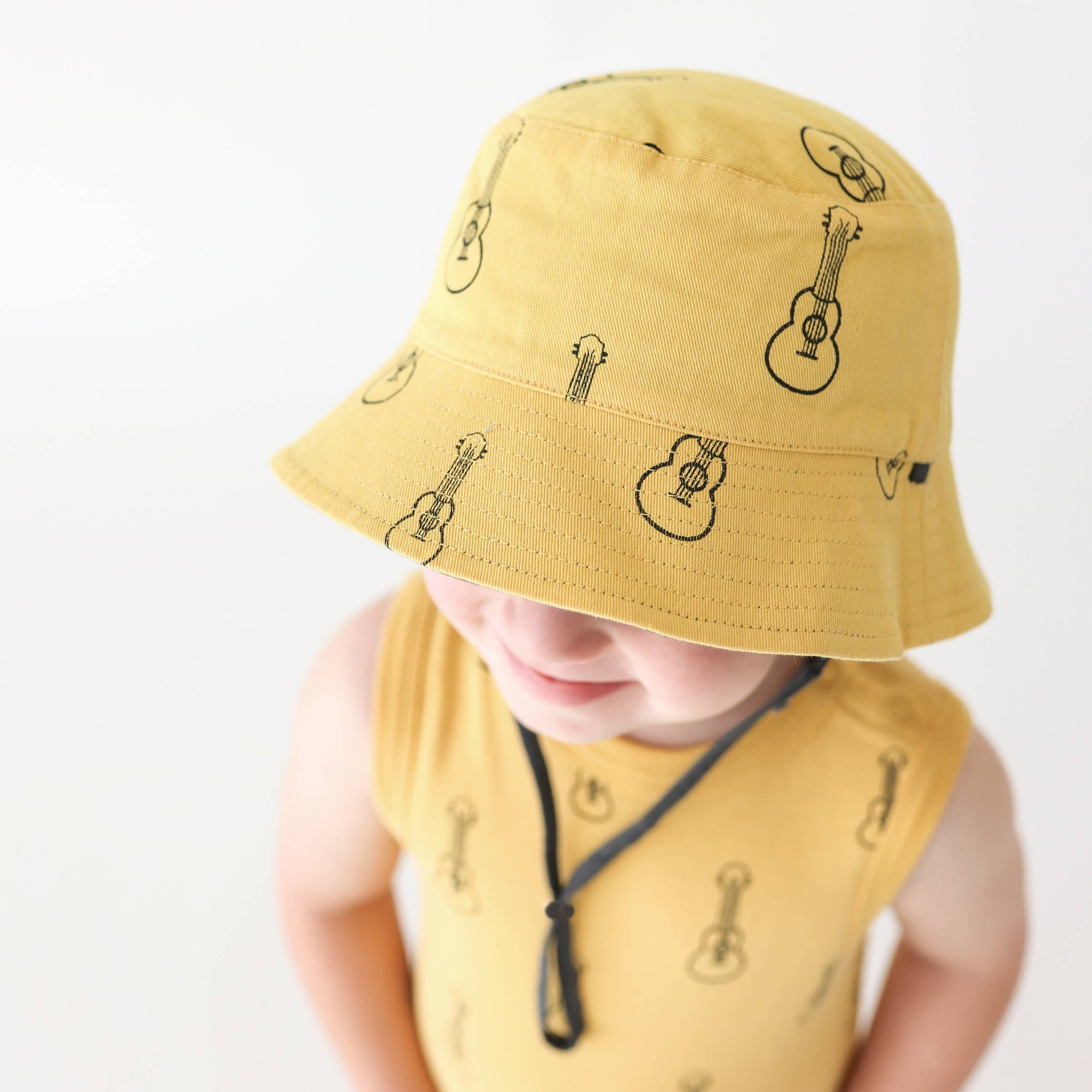 Organic Cotton Reversible Baby Bucket Hat